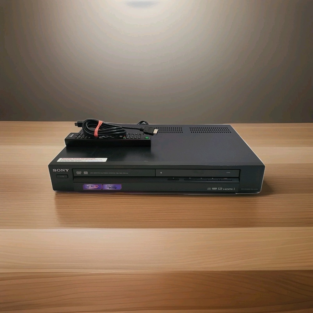 Sony RDR-GX255 DVD Player Recorder With Remote - HDMI Output - Tested And Works